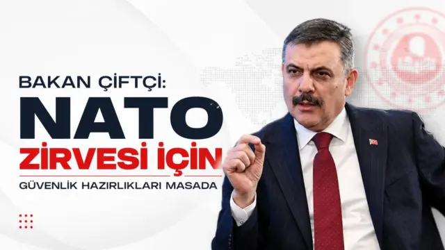 İçişleri Bakanlığı’nda NATO Zirvesi güvenliği için yapılan koordinasyon toplantısı