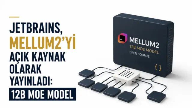 JetBrains’in açık kaynak yayınladığı Mellum2 yapay zeka modeline ilişkin teknik görsel