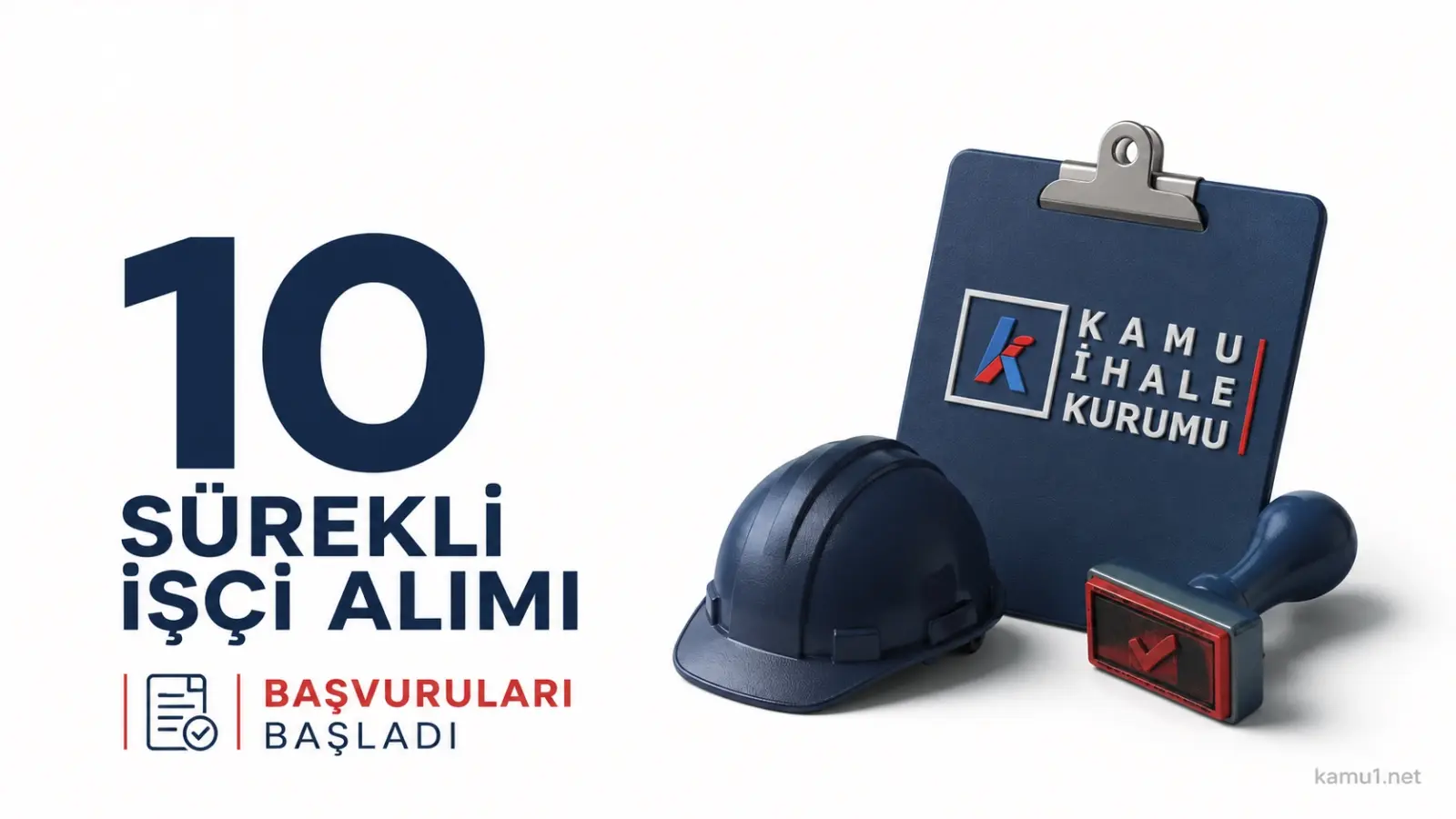 Kamu İhale Kurumu 10 İşçi Alımı Başvuruları Başladı.Kamu İhale Kurumu, İŞKUR üzerinden 10 sürekli işçi alımı yapacağını duyurdu. Temizlik personeli ve güvenlik görevlisi kadroları için başvurular alınmaya başladı.