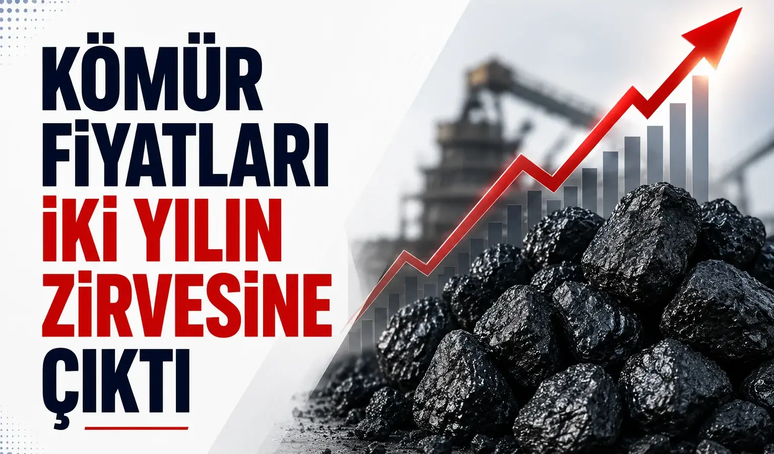 Newcastle kömür fiyatlarının yükselişini gösteren piyasa görünümü