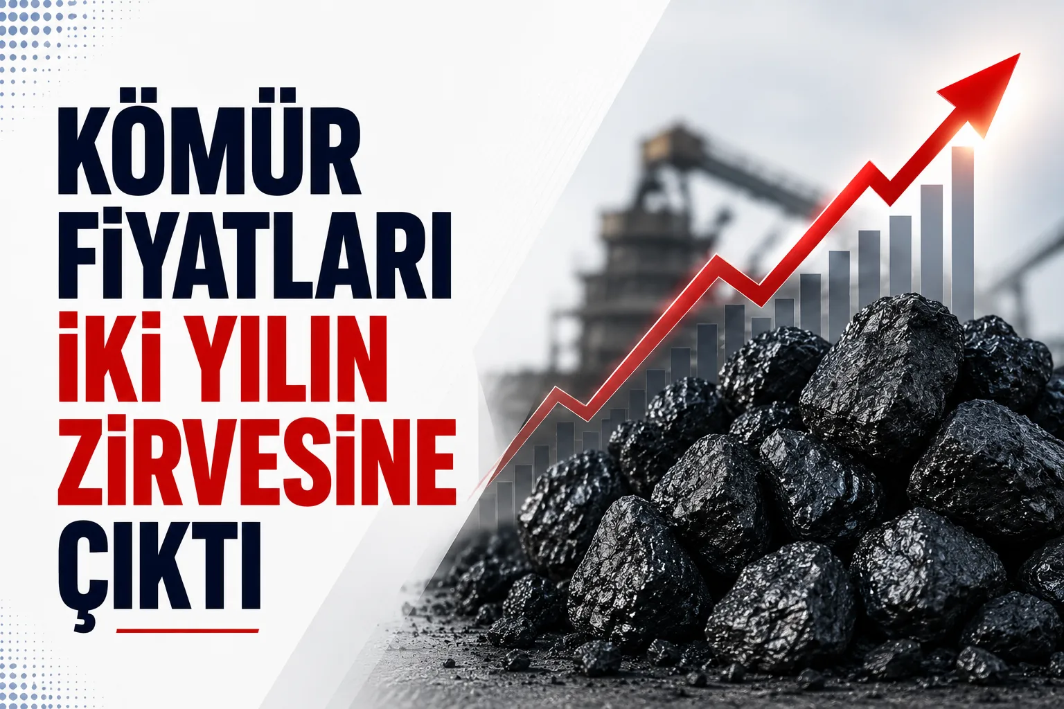 Newcastle kömür fiyatlarının yükselişini gösteren piyasa görünümü