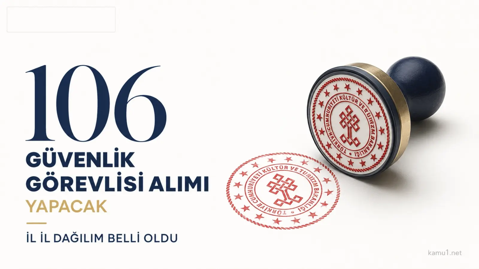 Kültür ve Turizm Bakanlığı 106 Güvenlik Görevlisi Alımı Yapacak: İl İl Dağılım Belli Oldu.Kültür ve Turizm Bakanlığı 106 koruma ve güvenlik görevlisi alımı gerçekleştirecek. Başvuru yapacak adaylarda 2024 KPSS Ön Lisans sınavından KPSSP93 puan türünde en az 60 puan almış olma şartı aranacak.Başvurular 15 Haziran-29 Haziran 2026 tarihleri arasında alınacak. İllere göre kontenjanlar ve şartlar haberimizde.