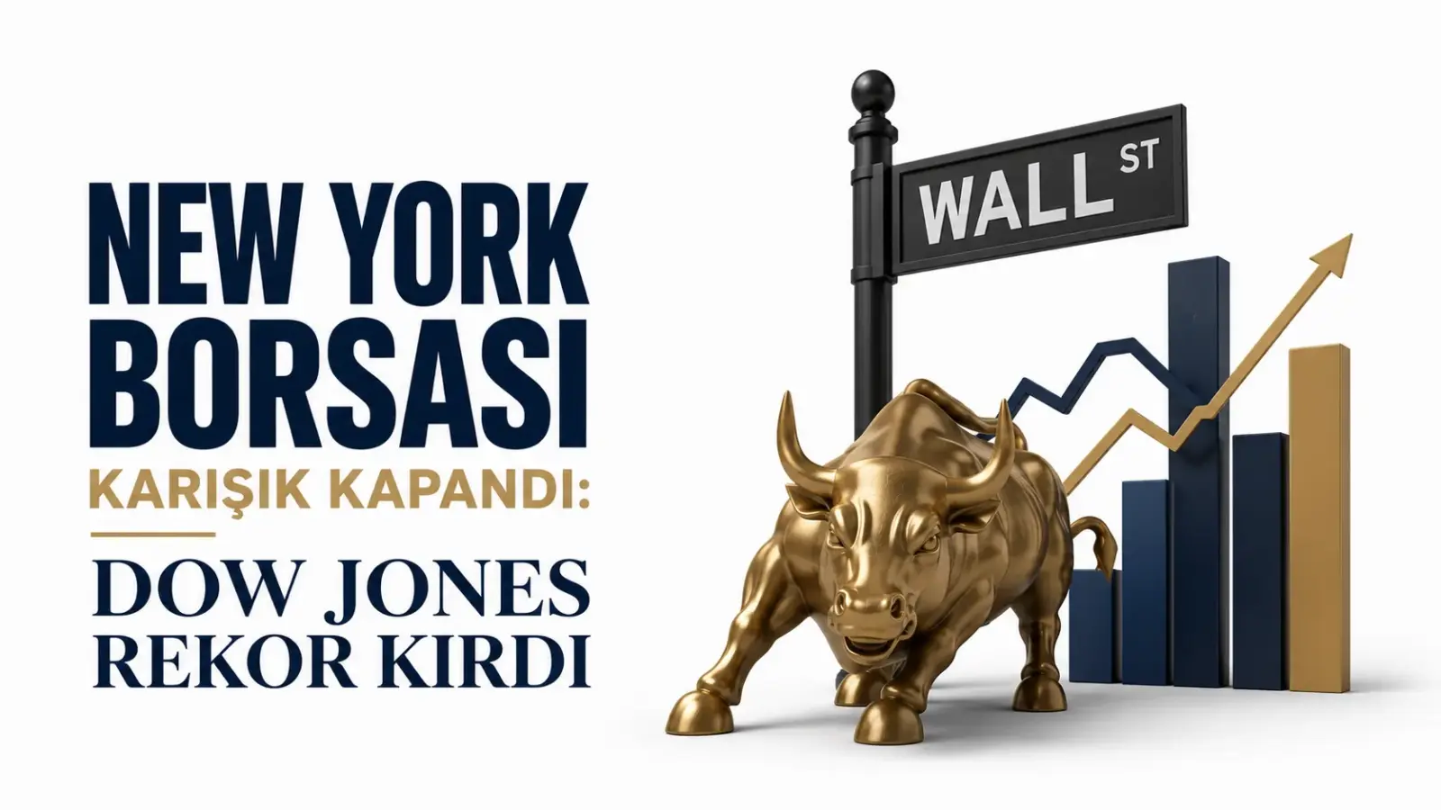 New York borsasında Dow Jones endeksi rekor seviyeye ulaştı