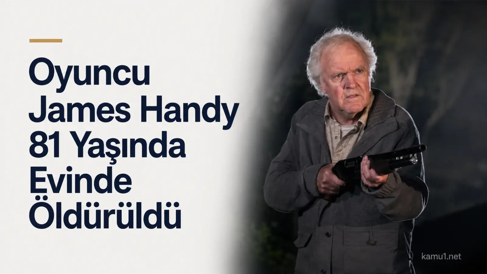 Hollywood oyuncusu James Handy'nin ölüm haberine ilişkin temsili görsel