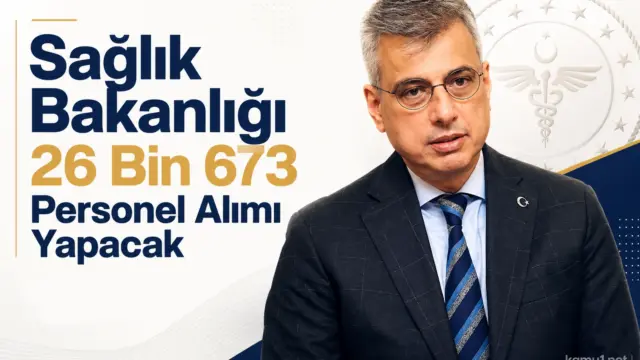 Sağlık Bakanlığı 26 Bin 673 Personel Alımı Yapacak. Sağlık Bakanı Kemal Memişoğlu, A Haber canlı yayında yapmış olduğu açıklamada, 2026 yılı sonunda yeni personel alımı yapılacağını duyurdu, Bakan Memişoğlu personel ihtiyacı ile alakalı çalışmaların devam ettiğini vurguladı.