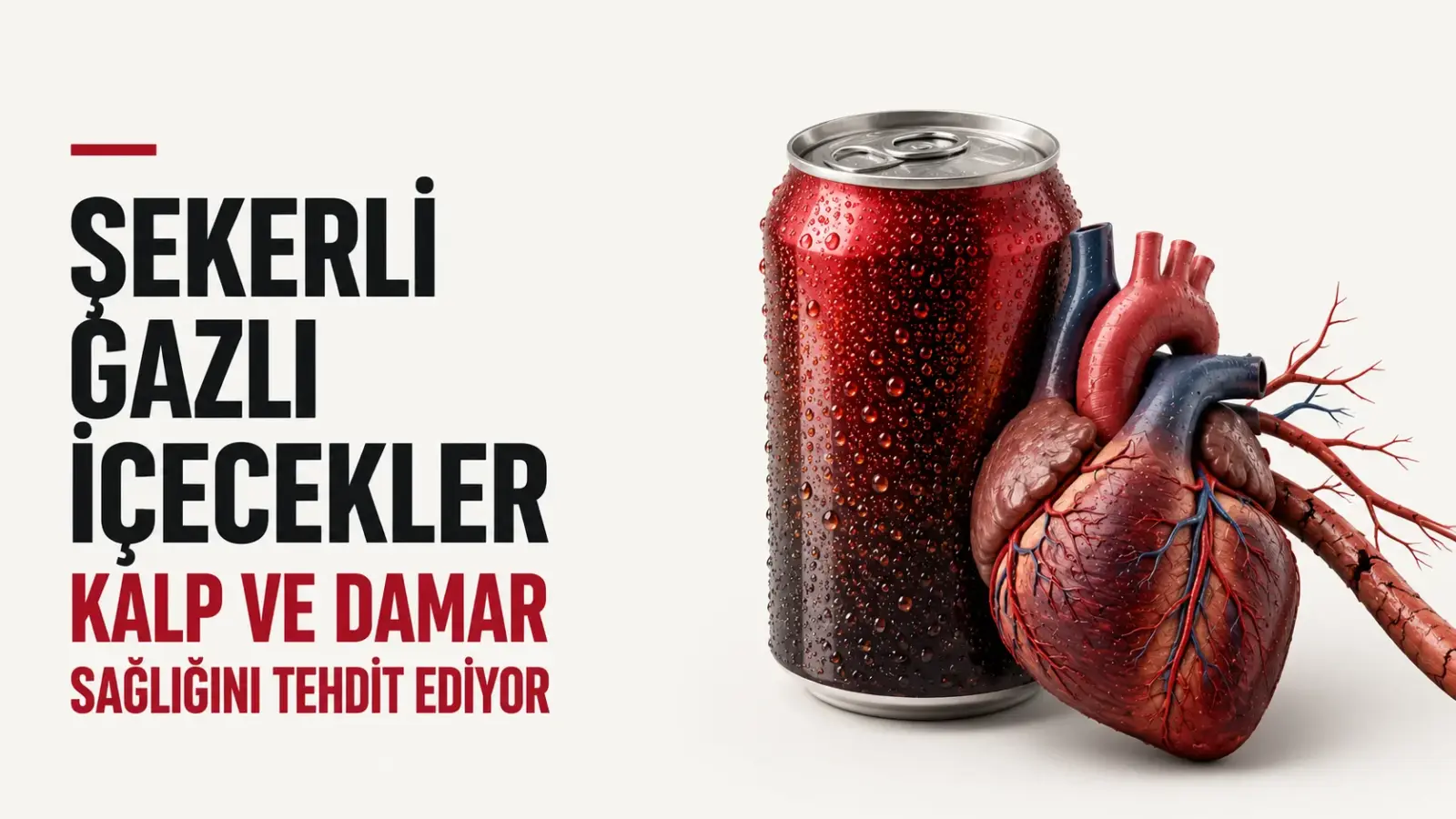 Şekerli Gazlı İçecekler Kalp ve Damar Sağlığını Tehdit Ediyor
