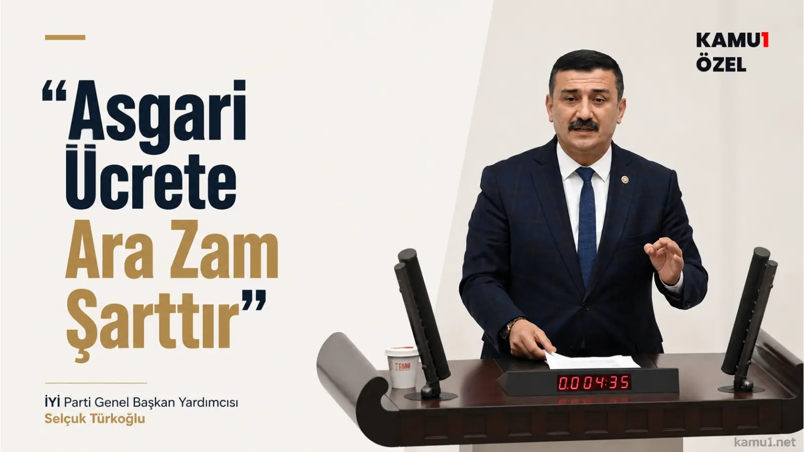 Selçuk Türkoğlu, Kamu1.net’e özel önemli değerlendirmelerde bulundu. TÜİK verilerine ilişkin konuşan Türkoğlu, vatandaşın geçinemediğini memur, emekli, işçi maaş zamlarının şart olduğunu , asgari ücrete de ara zam yapılması gerektiğini söyledi. Türkoğlu şu ifadeleri kullandı: