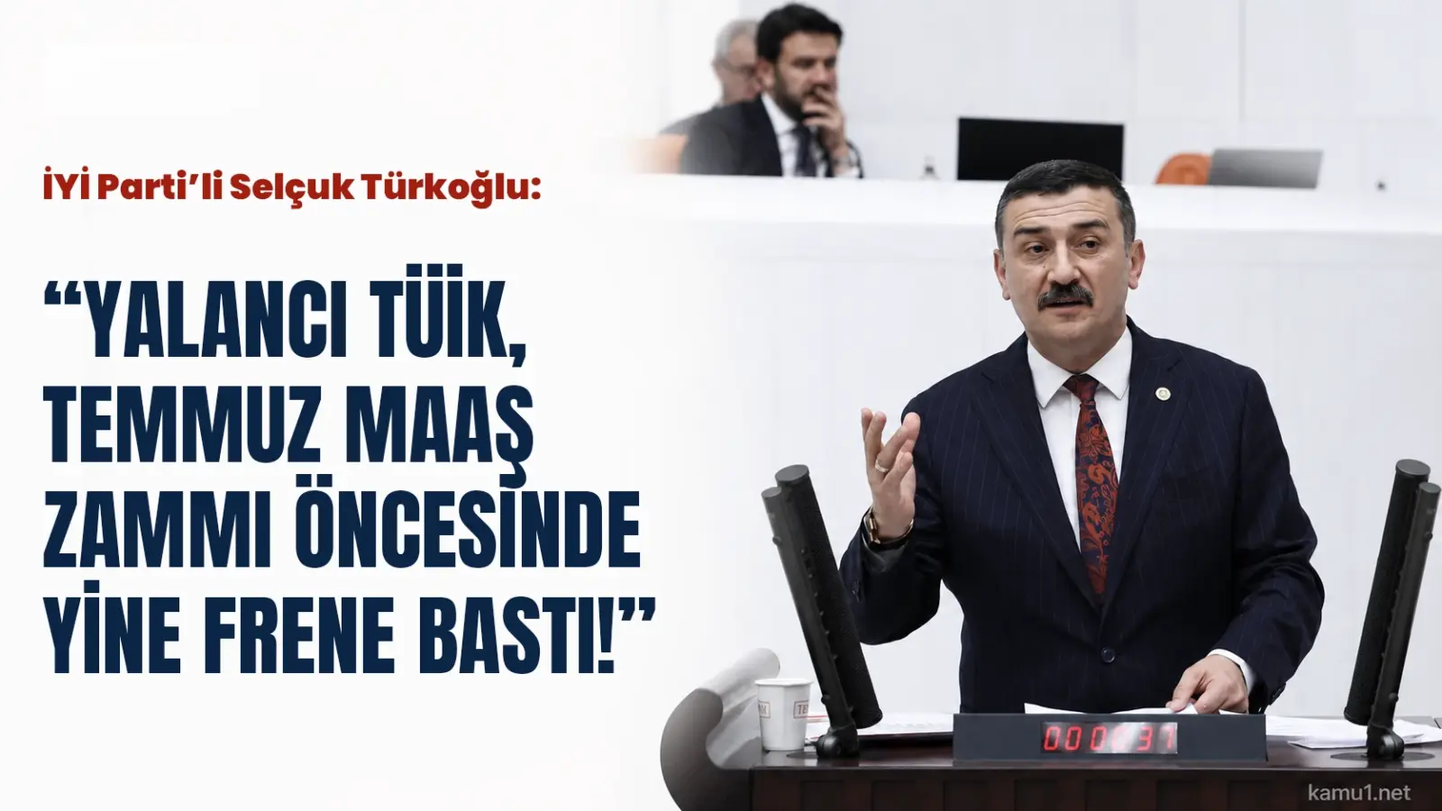 İYİ Parti Genel Başkan yardımcısı Selçuk Türkoğlu, TÜİK tarafından açıklanan enflasyon verilerine ilişkin değerlendirmelerde bulundu.