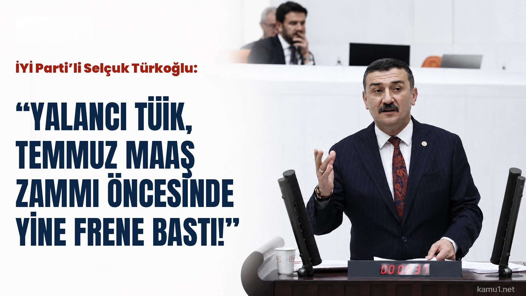 İYİ Parti Genel Başkan yardımcısı Selçuk Türkoğlu, TÜİK tarafından açıklanan enflasyon verilerine ilişkin değerlendirmelerde bulundu.