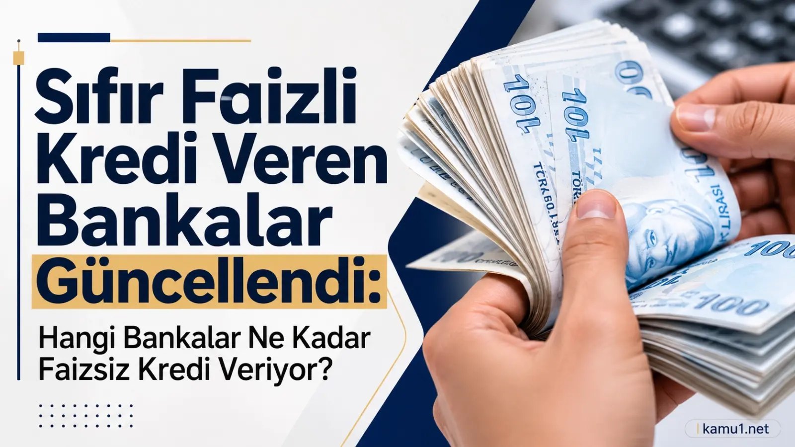 Bankalar yeni müşterilere özel faizsiz kredi ve taksitli nakit avans kampanyalarını güncelledi. Limitler 100 bin TL’ye kadar çıktı.