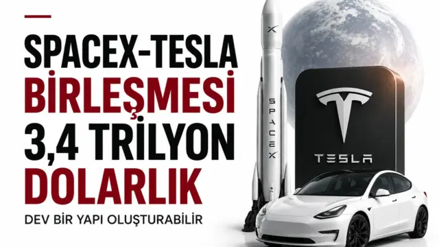 SpaceX ve Tesla için olası birleşme ve 3,4 trilyon dolarlık değerleme haber görseli
