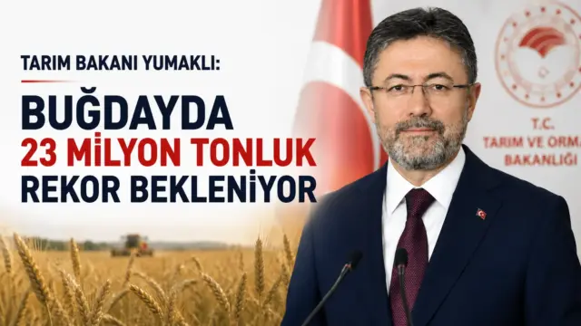 Tarım ve Orman Bakanı İbrahim Yumaklı buğday üretimi ve TMO fiyatlarına ilişkin açıklama yaparken