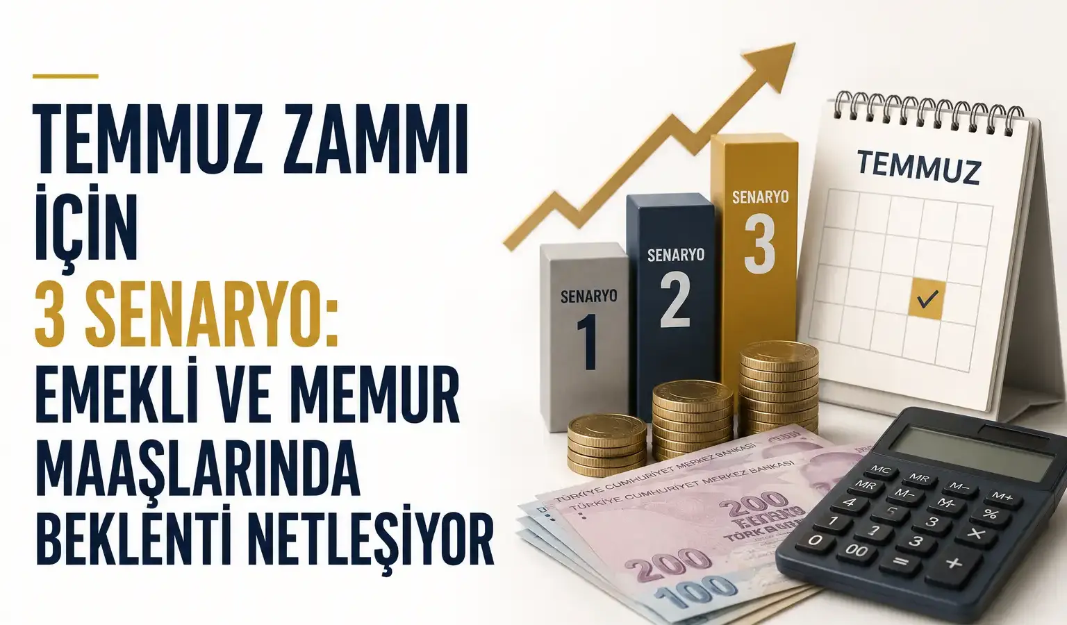 TÜİK enflasyon verisi öncesi emekli ve memur maaşlarında Temmuz zammı beklentisi
