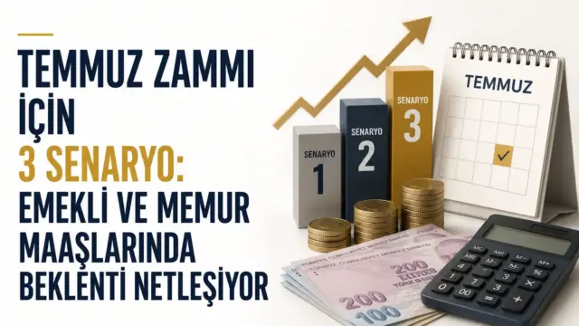 TÜİK enflasyon verisi öncesi emekli ve memur maaşlarında Temmuz zammı beklentisi