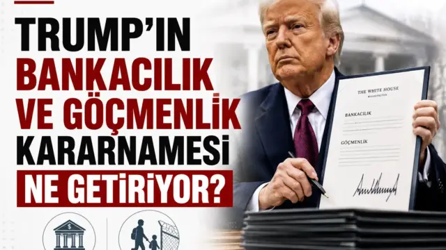 Trump’ın bankacılık ve göçmenlik kararnamesiyle ilgili ABD başkanlık görseli