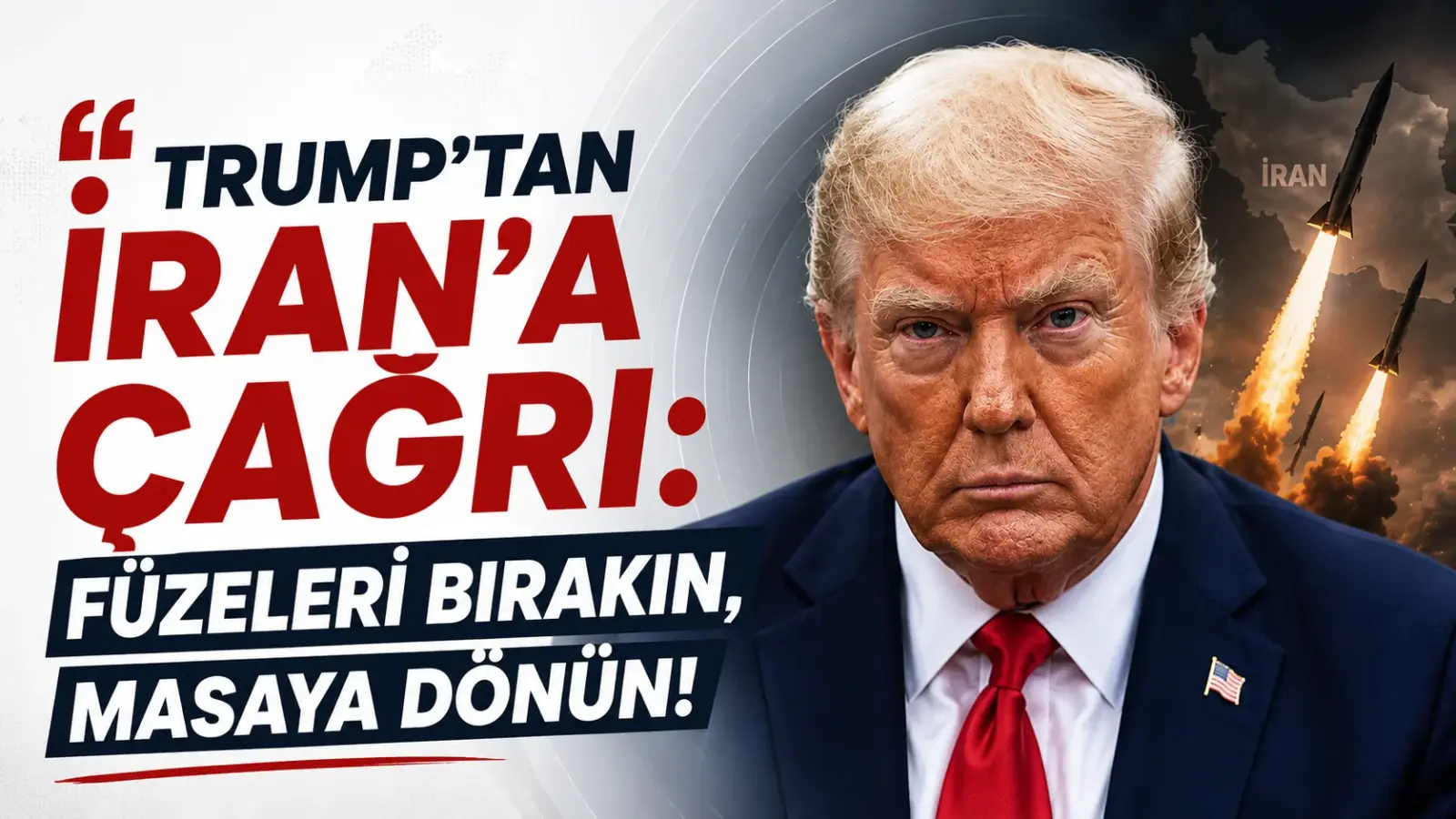 Donald Trump’ın İran ve İsrail gerilimine ilişkin açıklaması