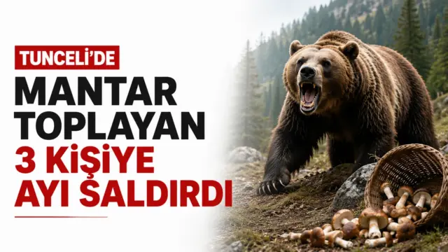Tunceli Pülümür kırsalında ayı saldırısında yaralanan 3 kişi için yürütülen kurtarma çalışması
