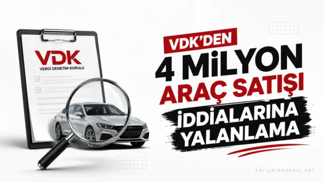 Vergi Denetim Kurulu'nun araç satış denetimlerine ilişkin açıklaması